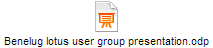 Benelug lotus user group presentation.odp